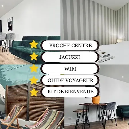 1 Lenoir Cocon Romantique Avec Jacuzzi Au Centre Apartment *